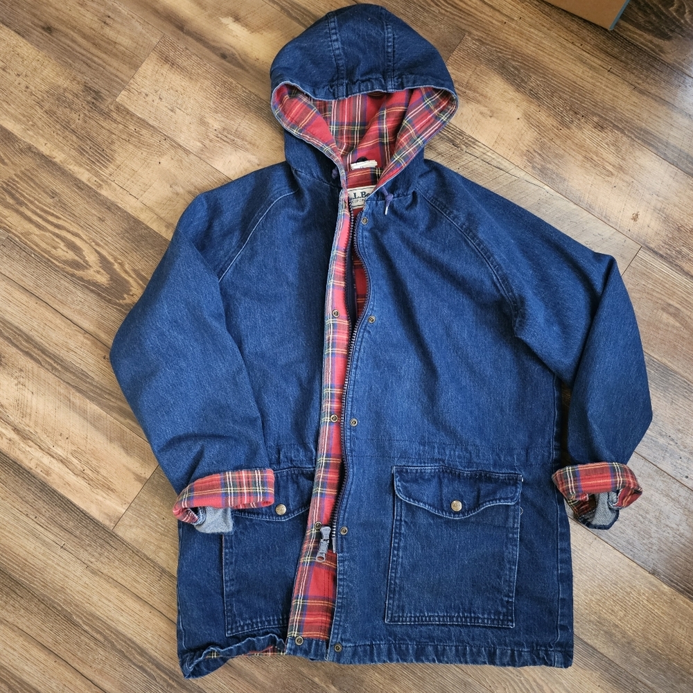 L.L. Bean Denim Chore Barn Coat